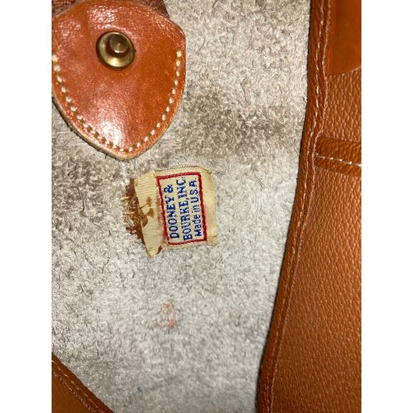 DOONEY & BOURKE MEDIUM IVORY PEBBLED LEATHER HANDBAG (ASIS) - Picture 11 of 16